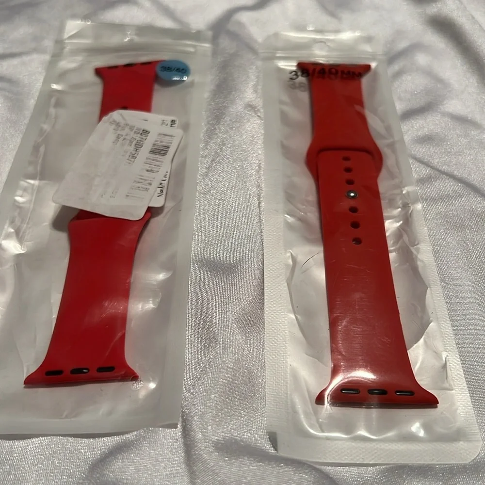 Apple Red 38/40mm watch bands